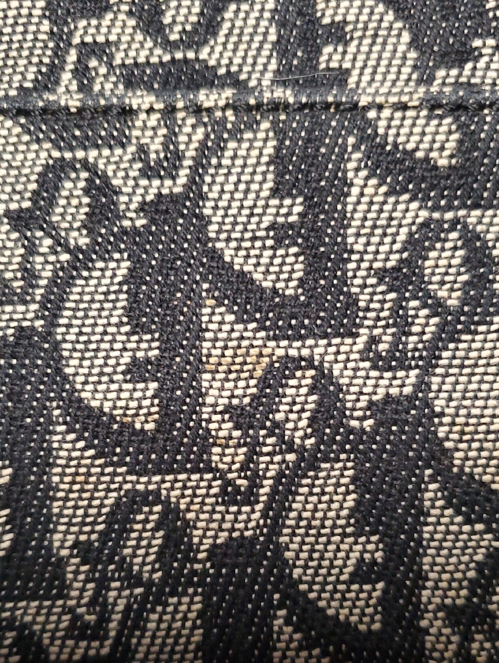 Christian Dior Black and Beige Jacquard Monogram Tote - Picture 5 of 15